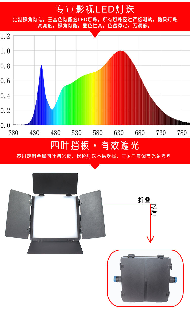 泰阳无线数字遥控TY-LED600平板柔光灯(图4)